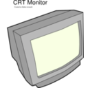 download Crt Monitor clipart image with 270 hue color