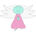 download Flying Angel clipart image with 135 hue color