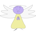 download Flying Angel clipart image with 225 hue color