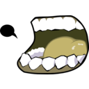 download Dark Mouth clipart image with 45 hue color