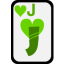 download Jack Of Hearts clipart image with 90 hue color