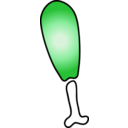 download Chicken Icon clipart image with 90 hue color