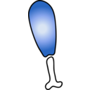 download Chicken Icon clipart image with 180 hue color