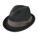 download Trilby Hat clipart image with 45 hue color