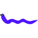 download Worm Gusano clipart image with 135 hue color