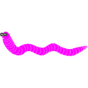 download Worm Gusano clipart image with 180 hue color
