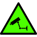 download Caution Cctv clipart image with 45 hue color