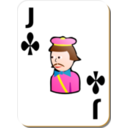 White Deck Jack Of Clubs