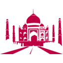 download Taj Mahal clipart image with 135 hue color