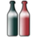 download Drunken Wine Bottles clipart image with 315 hue color