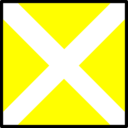 download Signal Flag Mike clipart image with 180 hue color