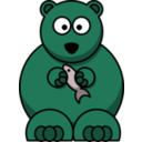 download Cartoon Bear clipart image with 135 hue color