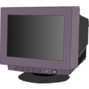 download Monitor Crt clipart image with 90 hue color