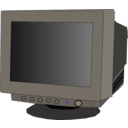 download Monitor Crt clipart image with 180 hue color