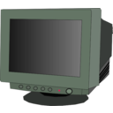 download Monitor Crt clipart image with 270 hue color