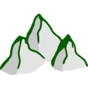 download Rpg Map Symbols Mountains clipart image with 90 hue color