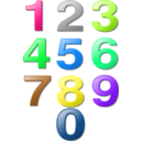 download Game Marbles Digits clipart image with 90 hue color