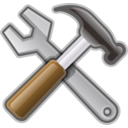 download Tools Hammer Spanner clipart image with 180 hue color