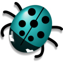 download Ladybug clipart image with 180 hue color