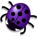 download Ladybug clipart image with 270 hue color