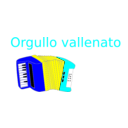 download Acordeon Colombiano Columbian Accordion clipart image with 180 hue color