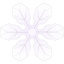 download Snowflake1 clipart image with 90 hue color