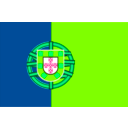 download Flag Of Portugal clipart image with 90 hue color