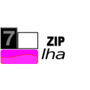 download 7zipclassic Lha clipart image with 180 hue color