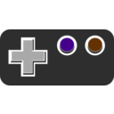 download Gamepad clipart image with 270 hue color