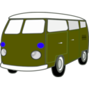 download Good Old Van clipart image with 225 hue color