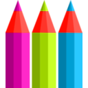 download Pencils clipart image with 315 hue color