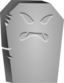 Halloween Tombstone Angry Face