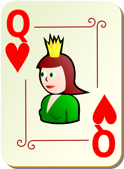 Ornamental Deck Queen Of Hearts