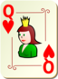 Ornamental Deck Queen Of Hearts