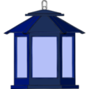 download Lantern clipart image with 180 hue color