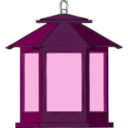 download Lantern clipart image with 270 hue color