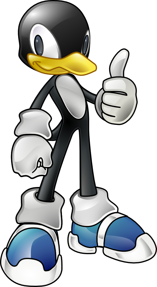 Tux The Penguin In Sonic Style