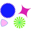 download Miscelshapes clipart image with 270 hue color