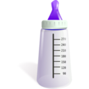 download Biberon Baby Bottle clipart image with 225 hue color