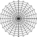 download Spiders Web clipart image with 225 hue color