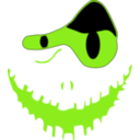 download Scary Face clipart image with 90 hue color