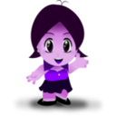 download Litle Girl clipart image with 270 hue color