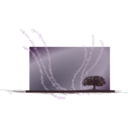 download Moody Tree clipart image with 90 hue color