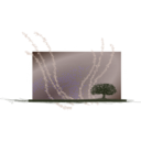 download Moody Tree clipart image with 180 hue color