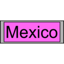 download Digital Display With Mexico Text clipart image with 225 hue color