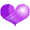 download Red Heart clipart image with 315 hue color