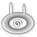 download Evil Bunny Eye clipart image with 90 hue color