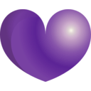 download Blue Heart clipart image with 45 hue color