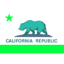 download Flag Of The State Of California clipart image with 135 hue color