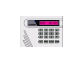 download Alarm System S2000 clipart image with 225 hue color